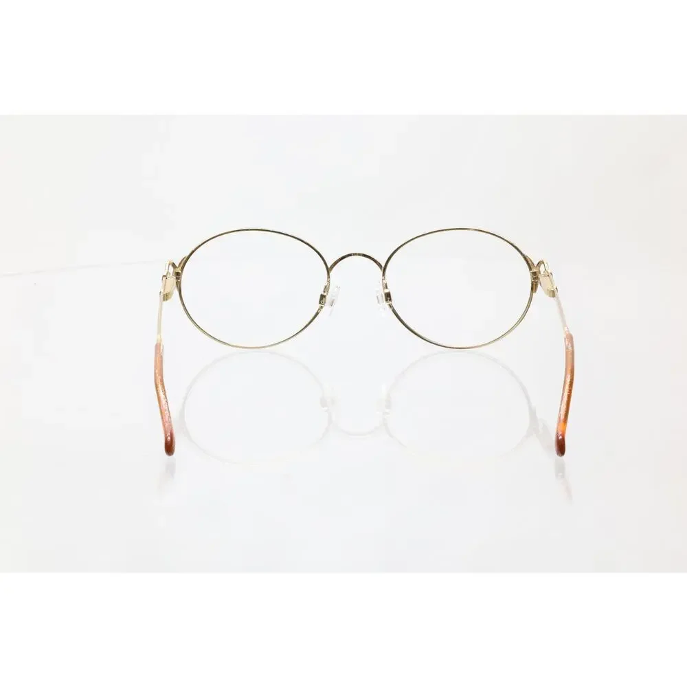 Luxottica Julie Gephavana Goldelectroplate 52-19-130 Eyeglass FRAMES ONLY - GOOD